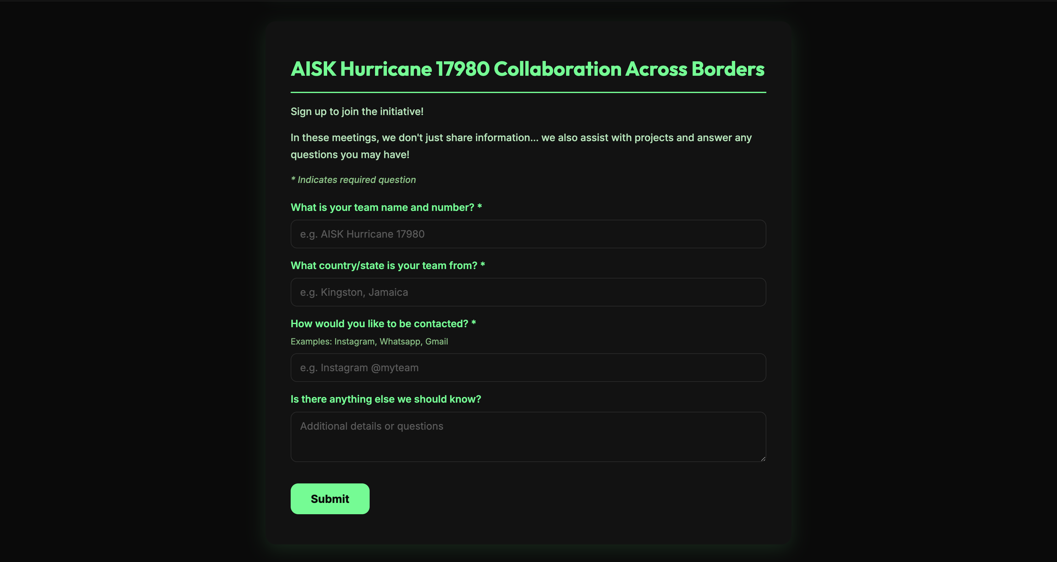 Collaboration Across Boarders